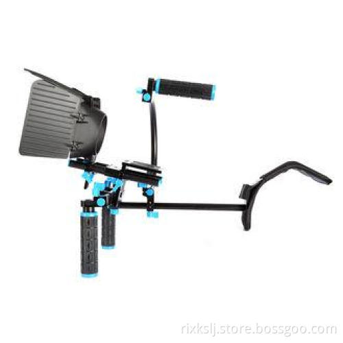 DV Home Camera DSLR Shoulder Rig With Follow Focus , Matte